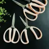 Pink scissors, daily household scissors, cloth scissors, paper-cutting, office cutting, sewing, hand scissors, opening scissors, wholesale 2 yuan details Picture